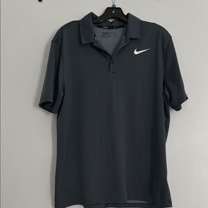 Nike Men's Dark Gray Polo Shirt